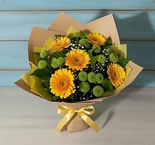 Букет цветов из:  Герберы и Хризантемы #REPLACE_PRED# Севастополе