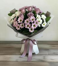 Букет цветов из:  Хризантемы и Розы #REPLACE_PRED# Севастополе